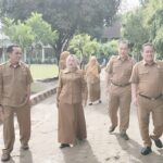 Mkks Lampung Utara Tinjau Lokasi Banjir SMA Negei 03 Kotabumi