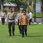 Wakil Bupati Lampung Barat Pimpin Apel Gelar Pasukan Operasi Ketupat 2026.