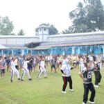 SEHAT, BUGAR, DAN BERENERGI POSITIF: LAPAS KOTAAGUNG SEMARAKKAN AKHIR PEKAN DENGAN SENAM BERSAMA
