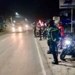 Ciptakan Rasa Aman Sepanjang Jalinteng Sumatera, Sat Samapta Polres Lampung Tengah, Lakukan Patroli KRYD